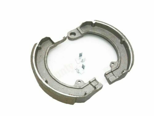 Brake shoes rear with - rear, fixing