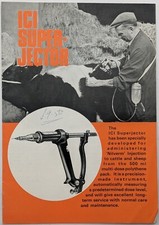 Original Brochure For ICI Superjector, For Nilverm Cattle & Sheep Treatment