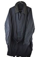 MELKA Blue Trench Coat size C50 Mens Cotton Overcoat Casual Outdoors Outerwear