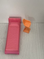 Barbie Dream House Bed With Chair Accessories Dolls Furniture Mattel