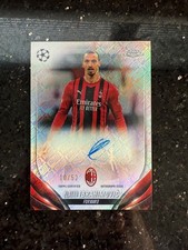 Zlatan Ibrahimovic signed card 10/52