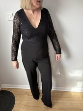 Lipsy Women's Black Jumpsuit