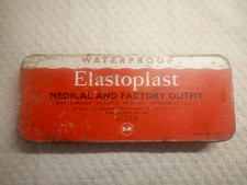VINTAGE ELASTOPLAST TIN LARGE
