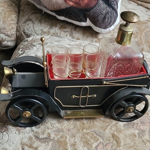 Car theme glass decanter set - theme,