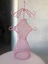 WIRED MANNEQUIN PINK TO DISPLAY JEWELLERY SIZE 14" X 7" APPROX