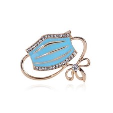 Enamel Mask Shape Metal