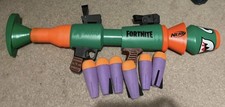 NERF Fortnite Bundle Rocket Launcher Blaster + Ammo – Used Toy Gun 