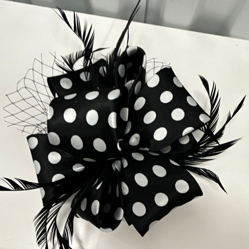 Black white polka dot - dot, mesh