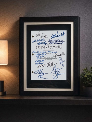 Shawshank redemption signed - shawshank, redemption,