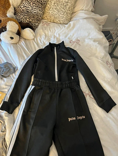 Palm angels men black 2pc - men’s,
