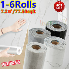 Thick Marble Wallpaper Kitchen Bathroom Waterproof Self-adhesive Wallpaper 1-6x*