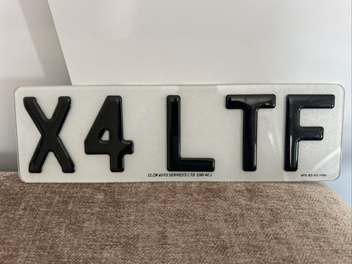 Ltf private number plate - x4,