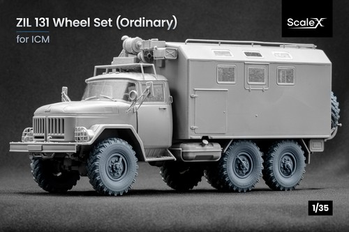 Scalex zil 131 ordinary wheel - zil,