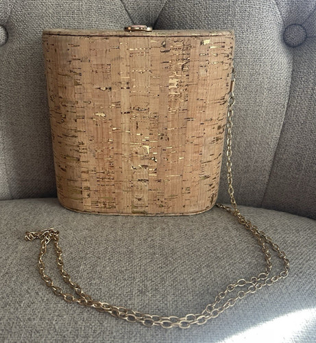 Cork purse crossbody - cork, handbag