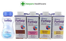 case of 24 x 200ml Nutricia Fortisip High Energy choose flavour free p+p