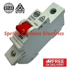 WYLEX STOTZ 32A TYPE B MCB - NSB32 (RED SWITCH)