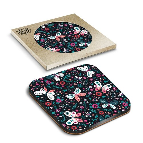 Boxed square coasters - 1,