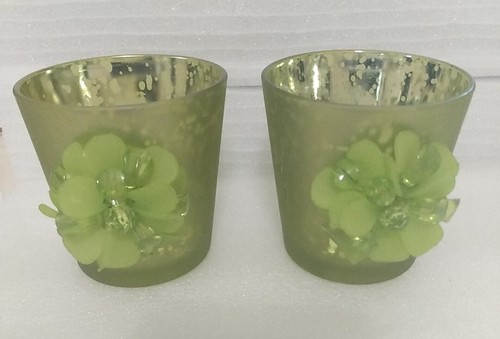 Lime green mercury - lime, glass