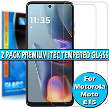 Screen Protector For Motorola Moto E15 Clear Gorilla Tempered Glass Film Cover
