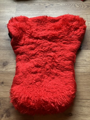Bright red seat saver fleece - bright,