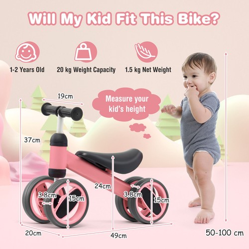 Toddler balance bike with - bike,