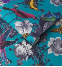 Graham & Brown Jardin Teal Luxury Wallpaper – Pattern 106432 – Batch 105 RRP £85