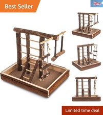 Natural wooden bird playland - natural,