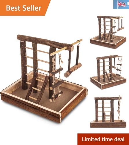 Natural wooden bird playland - wooden,