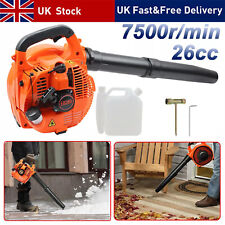 26cc Garden Yard Handheld Petrol Leaf Blower Powerful 2 Stroke Air Cooled Engine