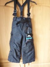 Trespass Kids Unisex Bk Ski Pants With Detachable Braces TP50 Age 2/3 yrs NEW