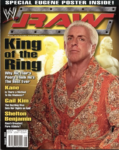 Wwe raw magazine august 2004 - wwe,