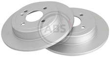 Rear Set 2x Brake Discss A.B.S. 18225 for Hyundai/Kia Solaris/Verna/Accent/i20/R