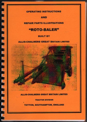Allis chalmers roto baler - allis-chalmers, "roto-baler"