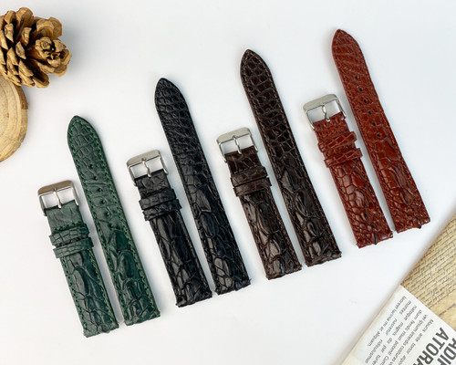 Crocodile hornback leather - crocodile,