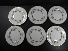6 x Vintage English Bone China