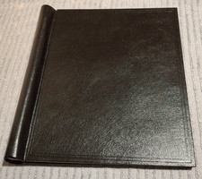 Stanley Gibbons Black Senator Album with approx 25 Lightly Used Standard Pages