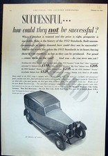 Antique Print 1932 Standard Cars Little Nine Dogs Crufts Countess Howe 1932