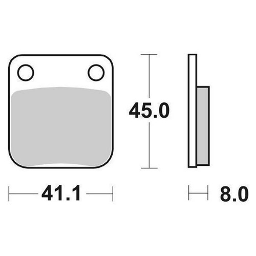 Brake pads sbs - sbs, for