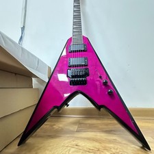 Purple Jackson Style Flying V