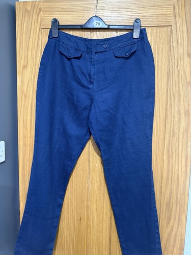 Ladies 100 linen trousers - ladies, 100%