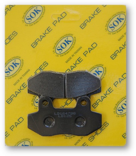 Front brake pads fit - front, hyosung