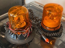 2 heavy whirly orange magnetic recovery lights 