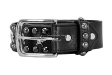 Mens Studded Leather Belt