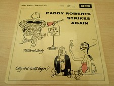 Paddy Roberts Strikes Again  EP 7" Vinyl Record