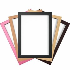 PHOTO PICTURE FRAME SQUARE MAXI POSTER ALL SIZES BLACK BEECH PINE PINK MAHOGANY