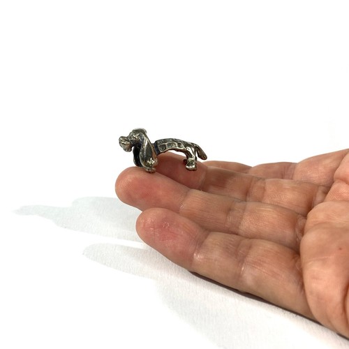 Vintage solid silver - vintage, dachshund