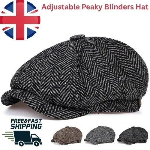 Adjustable peaky blinders hat - adjustable,