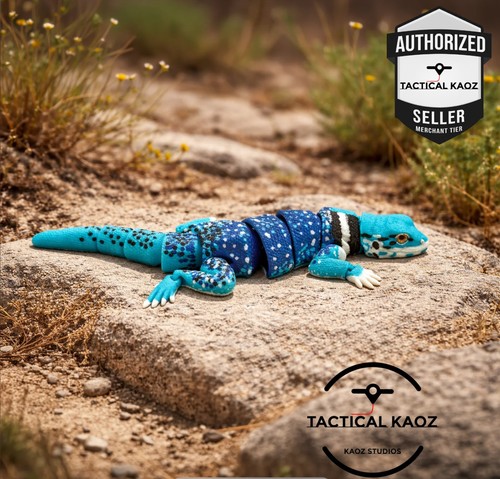 Articulated collared lizard - articulated,