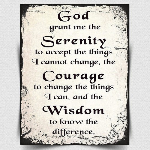 God grant serenity - grant, me
