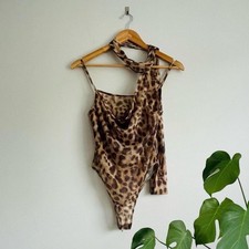 Zara brown leopard print - brown, tulle